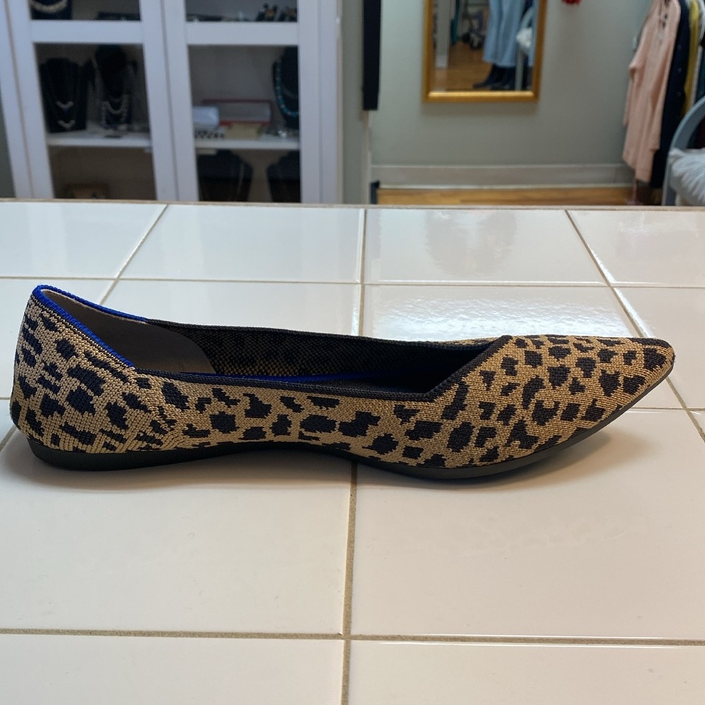 Rothy's Leopard Print Pointed Toe Flats - image 5